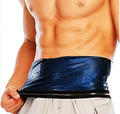 SLMLEES Sauna Suit Waist Trimmer for Men Waist Trainer Compression Belt Slimming Sweat Thermo Workout Tummy Control Shaper (Small/Medium)